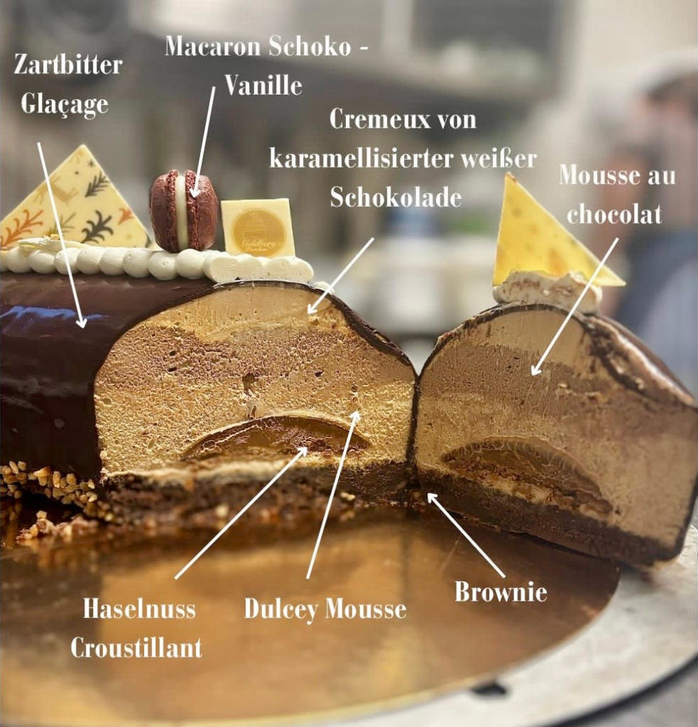 Bûche de Noël​ Kuchen