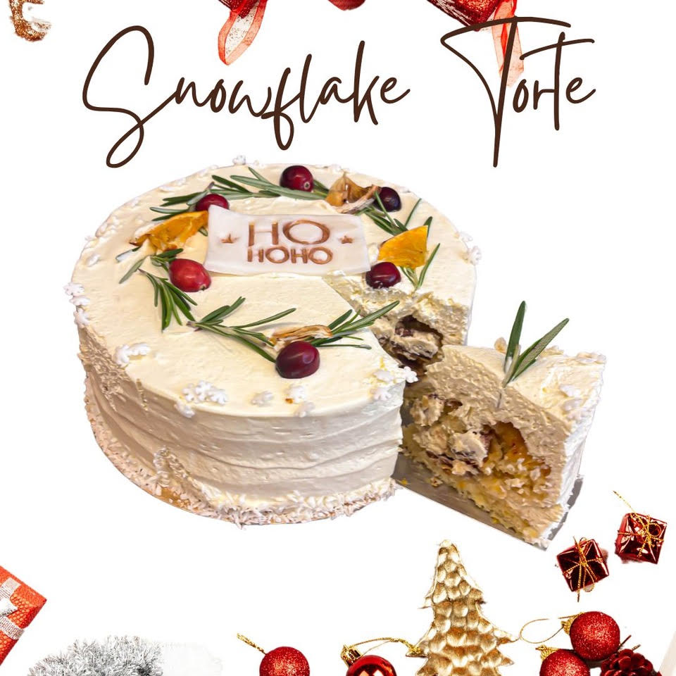 snowflake torte